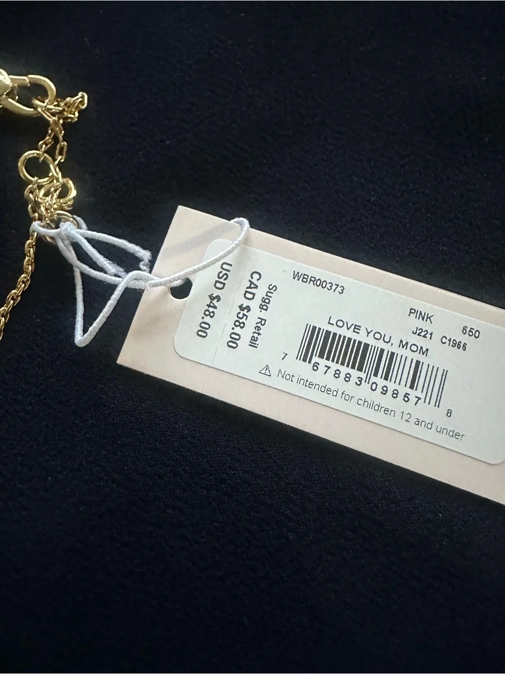 kate spade gold LOVE bracelet and stud earring set - Picture 7 of 8
